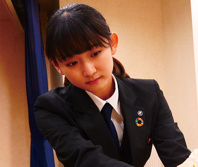 葬祭ディレクター学科　石黒 凜花さん