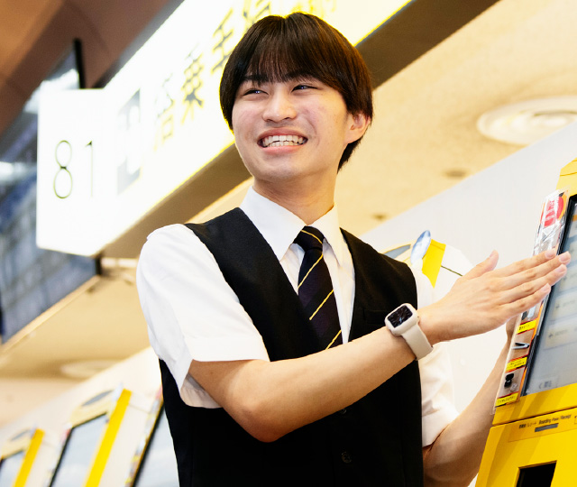 エアライン学科　来栖 光星さん