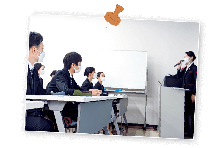 現役航空会社社員による実践的授業01