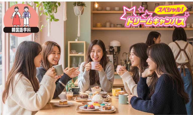 韓国人の先生&先輩と行く! 「韓国カフェ体験」